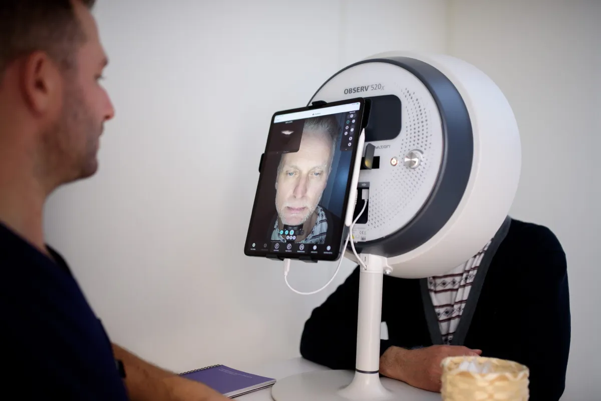 Hudanalyse med 3D-hudskanner