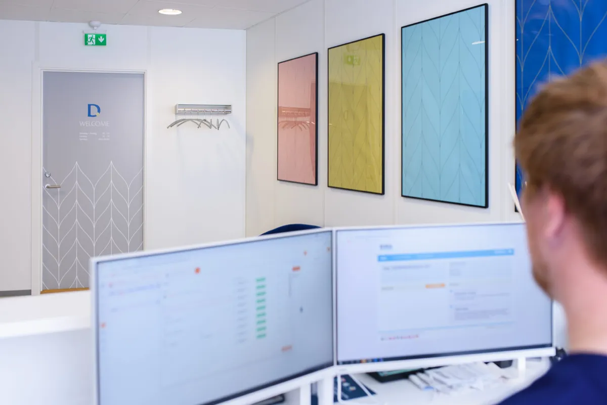 Resepsjonen p&aring; Derma MediSpa